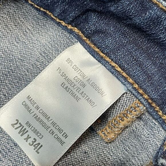 SHYANNE Flare Jeans Dark Wash Size 27 x 34 - Picture 6 of 7